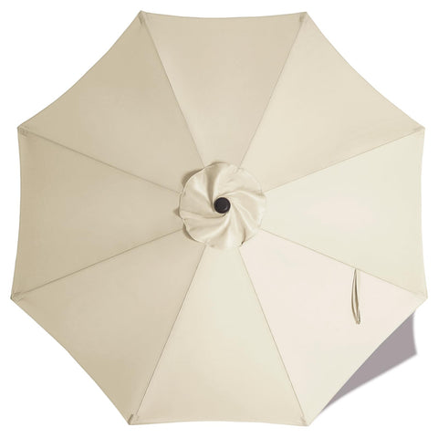 ABCCANOPY cubierta frontal beige claro que renueva la sombrilla y mejora la sombra