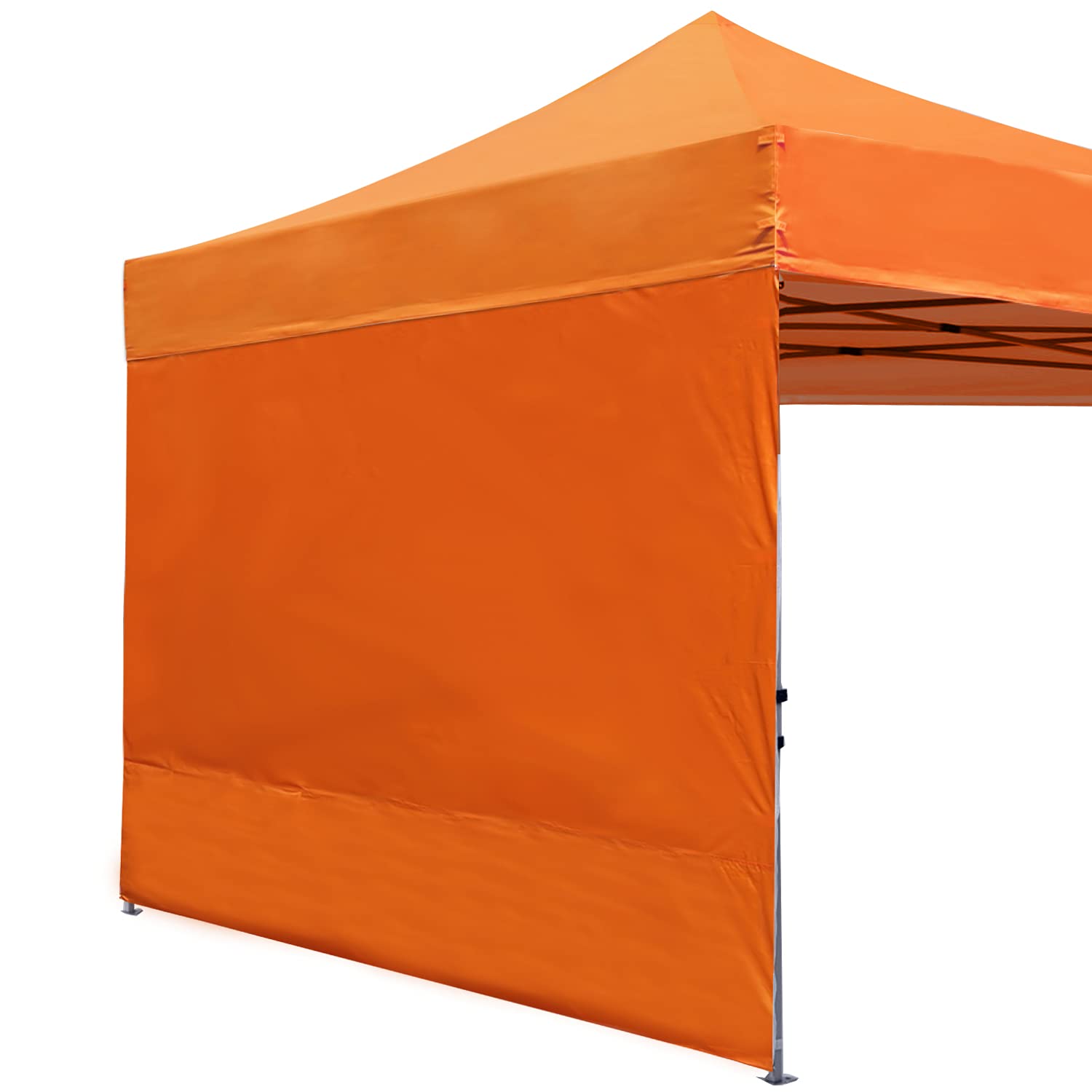 ABCCANOPY vista frontal del panel naranja mostrando diseño y color resistente