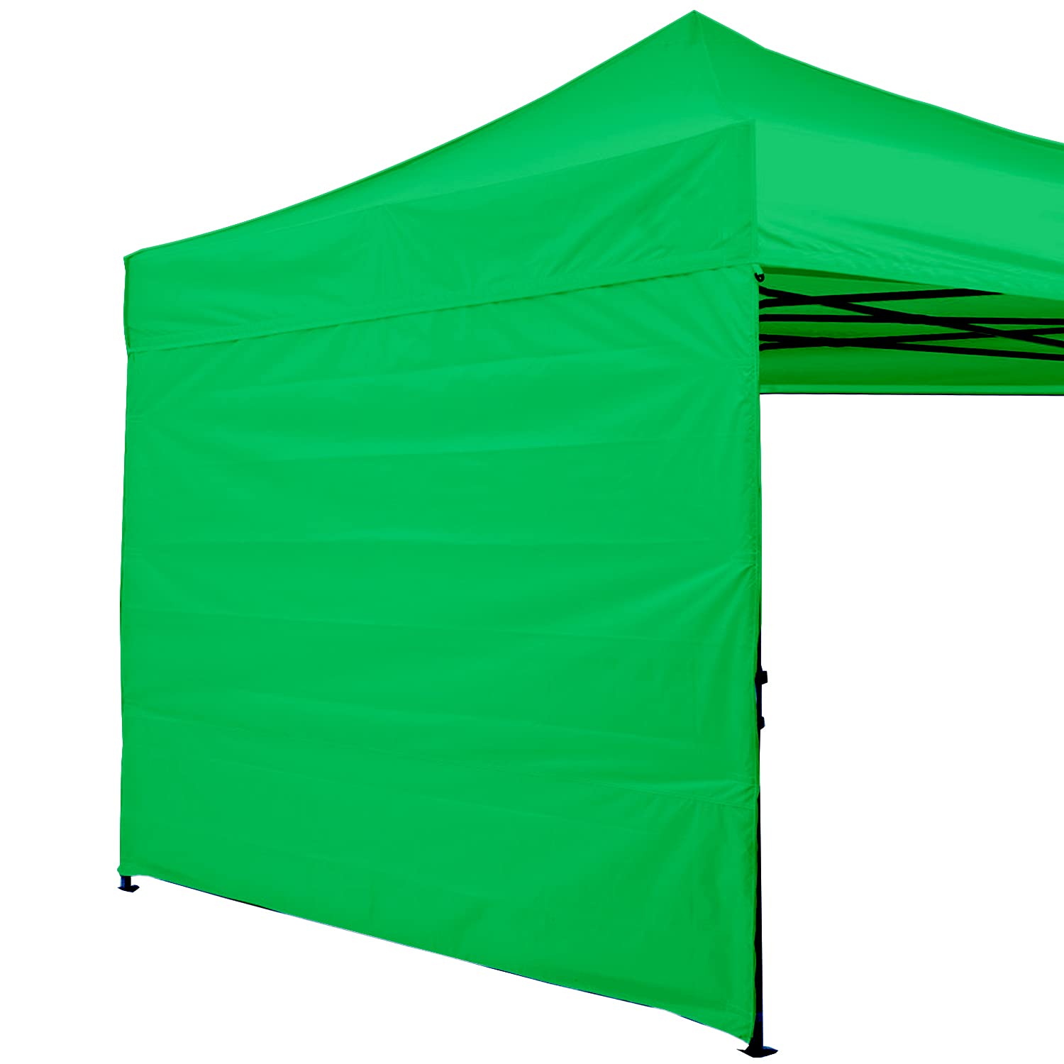 ABCCANOPY panel lateral frontal en kelly green, aporta sombra y privacidad