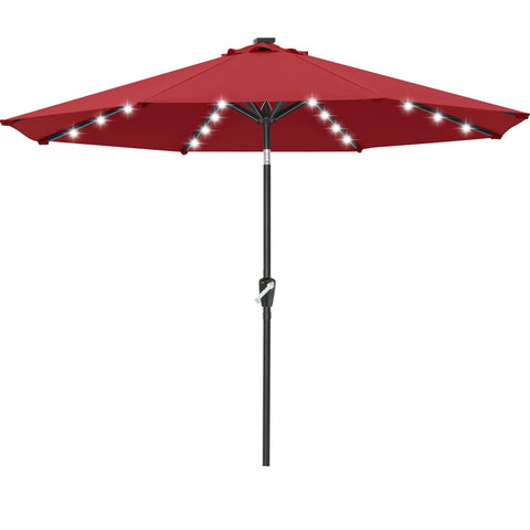 ABCCANOPY vista frontal del parasol mostrando cobertura y brillo