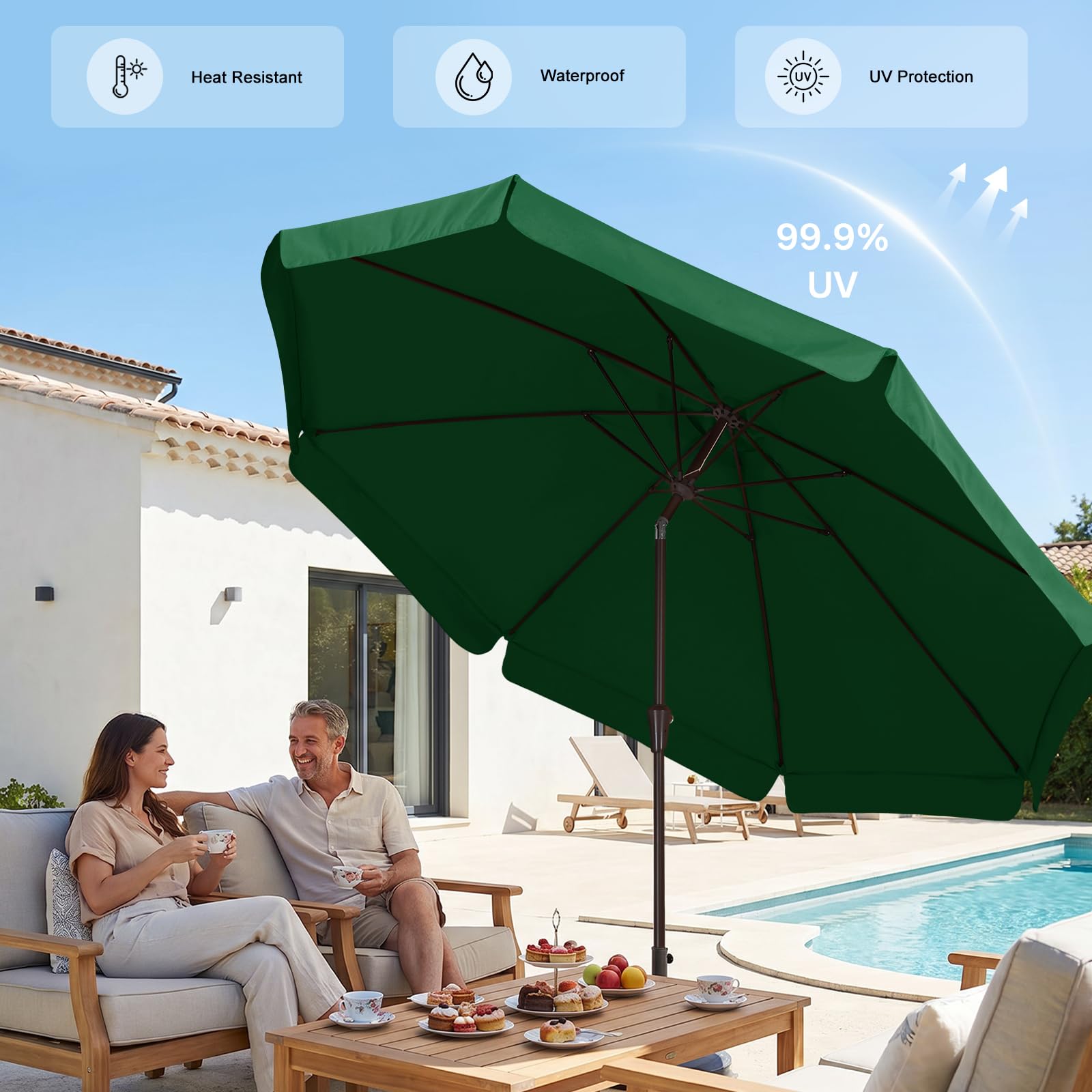 ABCCANOPY sistema inclinar 45 grados para ajustar sombra según sol
