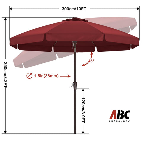 ABCCANOPY manivela y mecanismo fácil de usar para apertura rápida