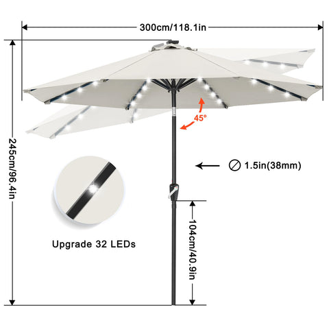 ABCCANOPY panel solar en la corona recargando batería para luz nocturna