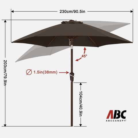 ABCCANOPY detalle del poste y varillas ilustrando solidez estructural