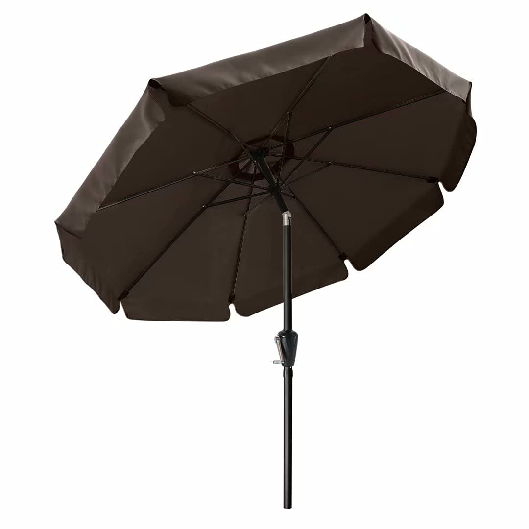 ABCCANOPY sombrilla instalada en mesa de 42–54" demostrando compatibilidad