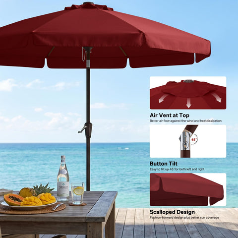 ABCCANOPY textura de tela yarn-dyed color burdeos resistente al sol