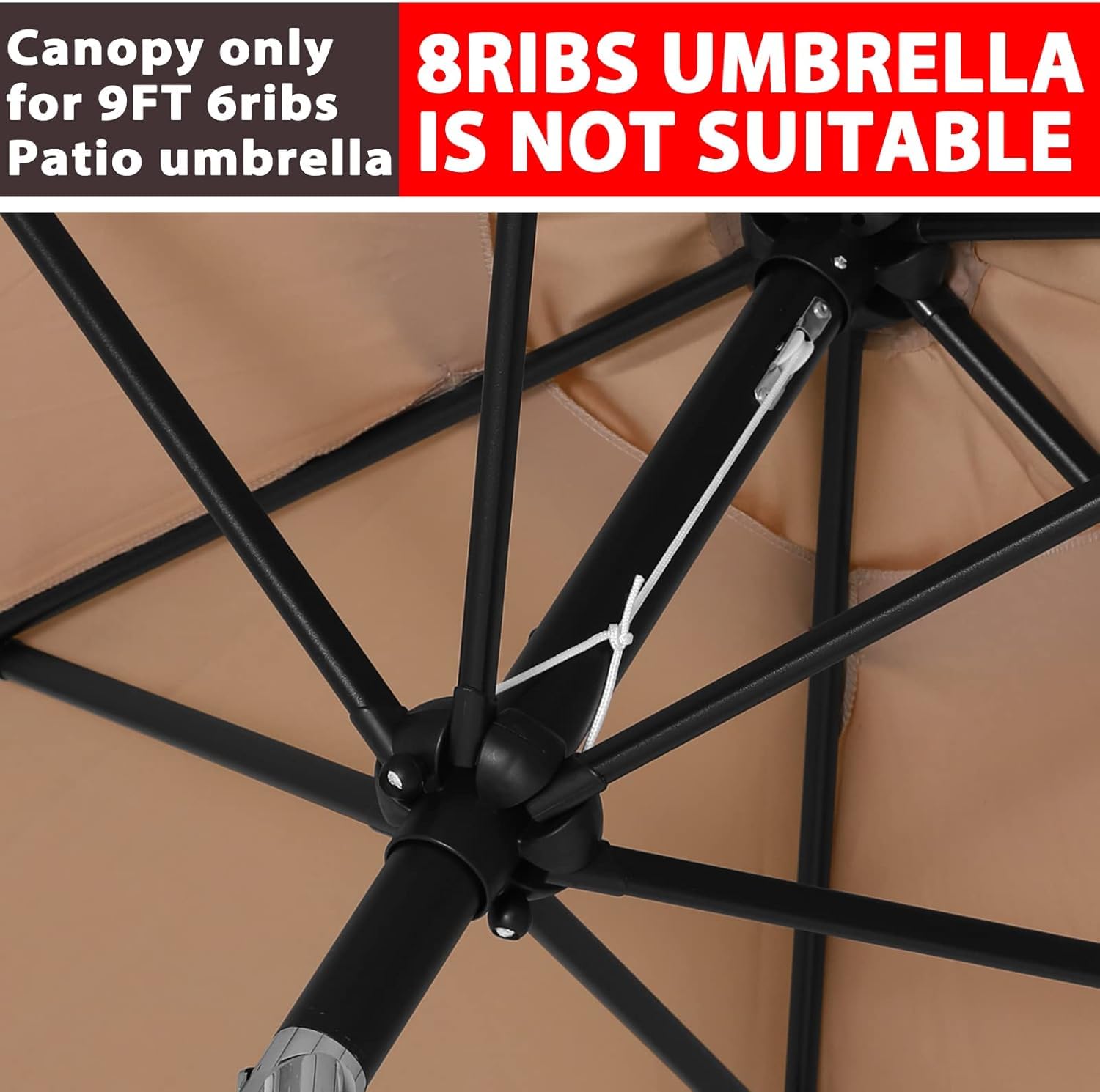 ABCCANOPY detalle de textura poliéster 500D que protege contra UV