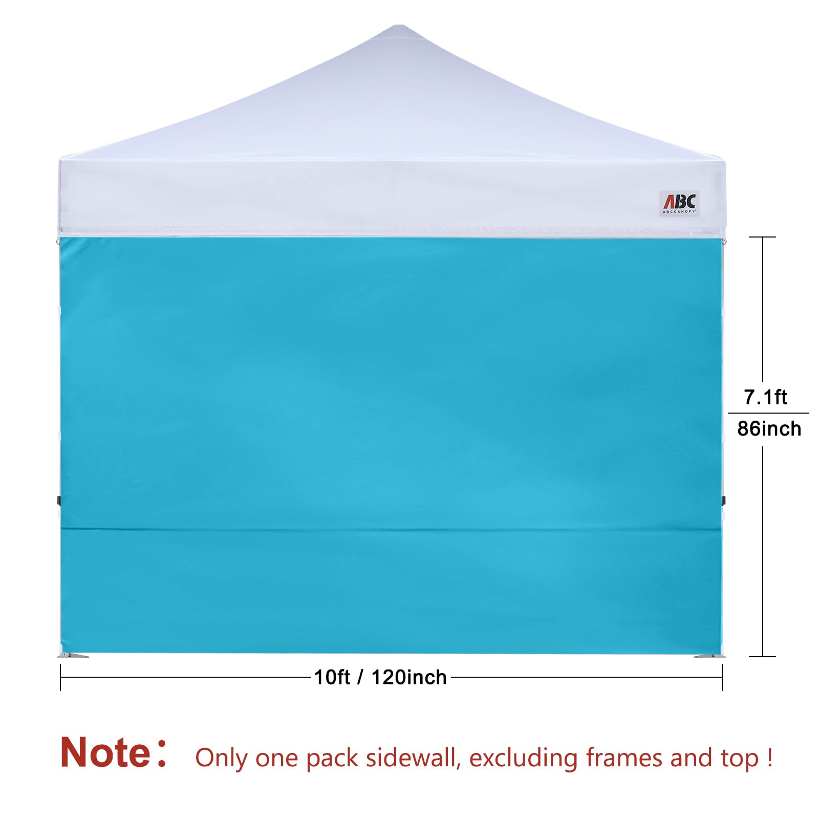 ABCCANOPY detalle del tejido 300D con revestimiento PU para impermeabilidad