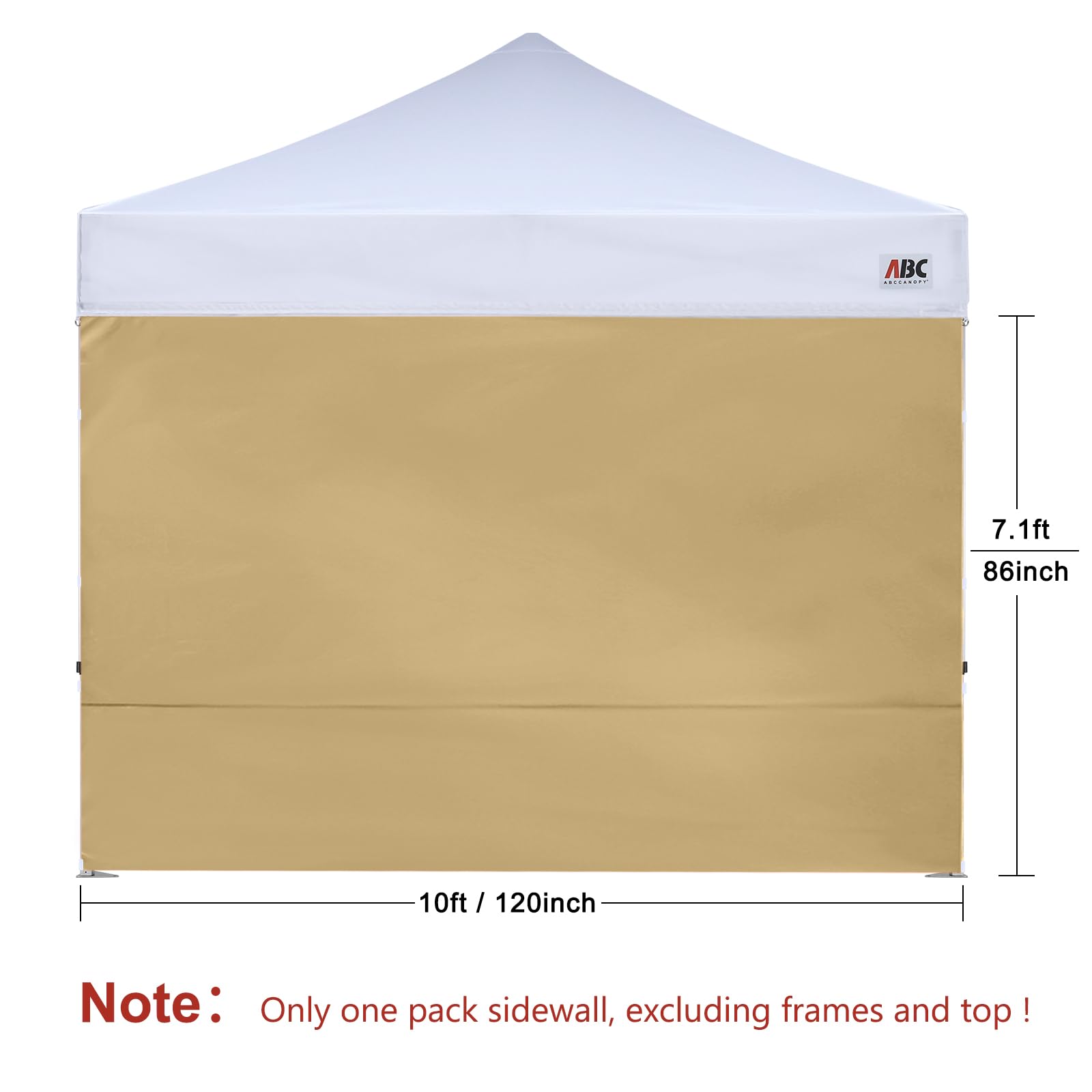 ABCCANOPY primer plano del tejido 300D con beneficio impermeable