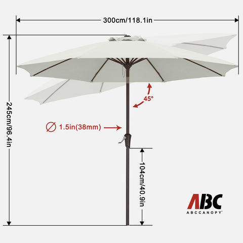 ABCCANOPY textura del tejido UPF50+ resistente al agua y al sol