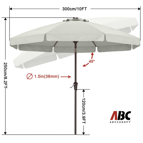 ABCCANOPY detalle de la tela yarn-dyed con protección UPF50+ que mantiene color y bloquea UV
