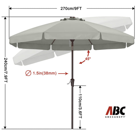 ABCCANOPY textura de la tela yarn-dyed gris, color resistente y protección