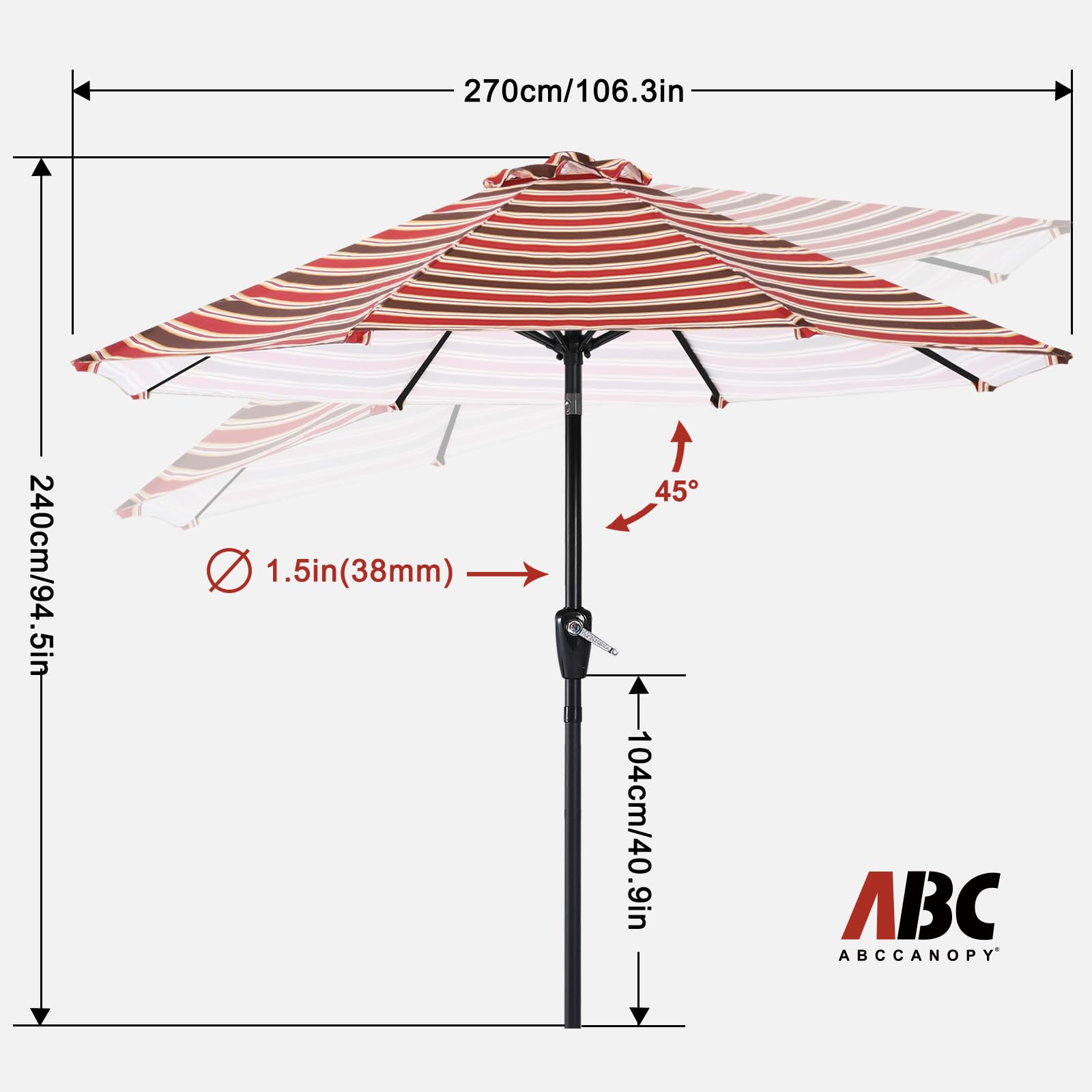 ABCCANOPY textura del poliéster resistente a UV y fácil limpieza