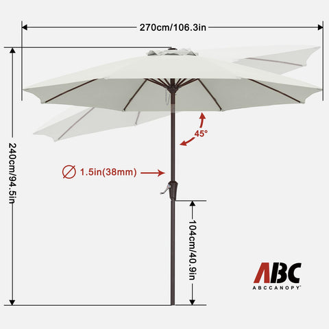 ABCCANOPY textura del poliéster UPF50+ resistente al agua