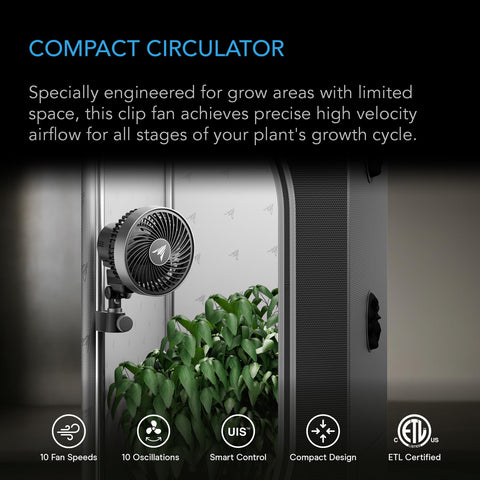 AC Infinity CLOUDRAY S4 hélice en detalle para limpieza fácil y rendimiento eficiente
