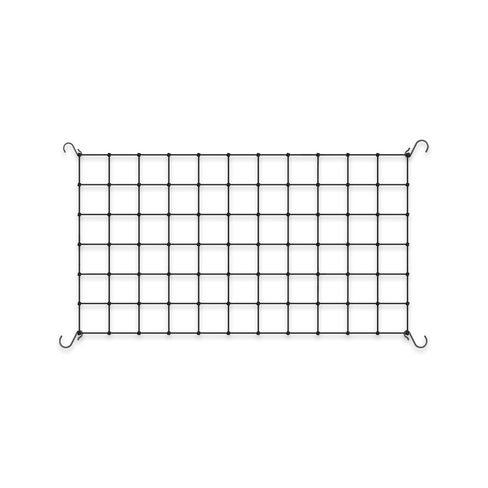 AC Infinity red trellis frontal del empaque mostrando tamaño 2x4' y uso en cultivo