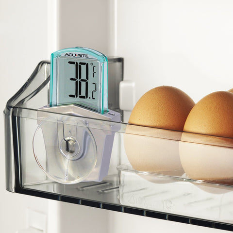 AcuRite termómetro en ventana de cocina, conveniencia para el hogar