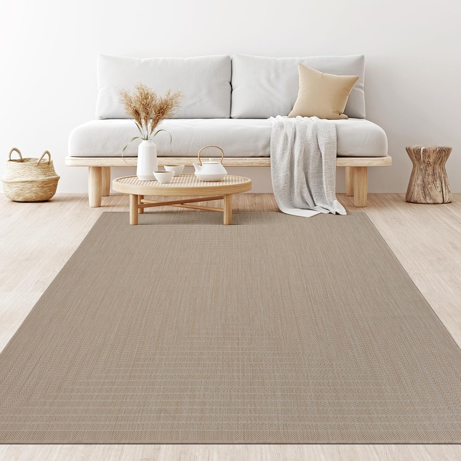 Adiva Rugs respaldo natural suave que protege el suelo