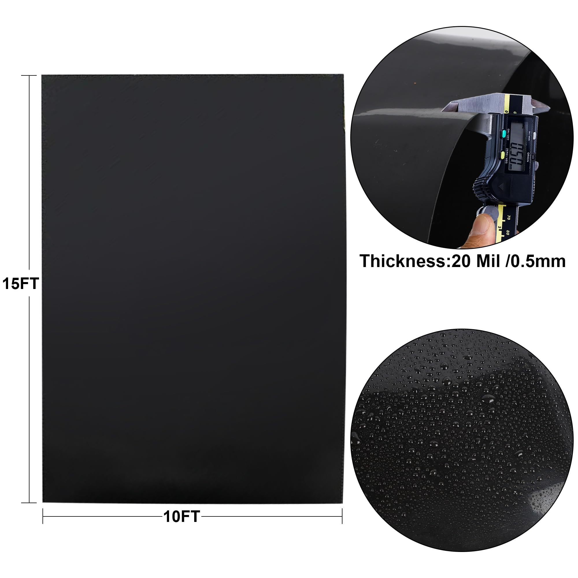Adroiteet detalle de la textura HDPE, protección anticortes y durabilidad