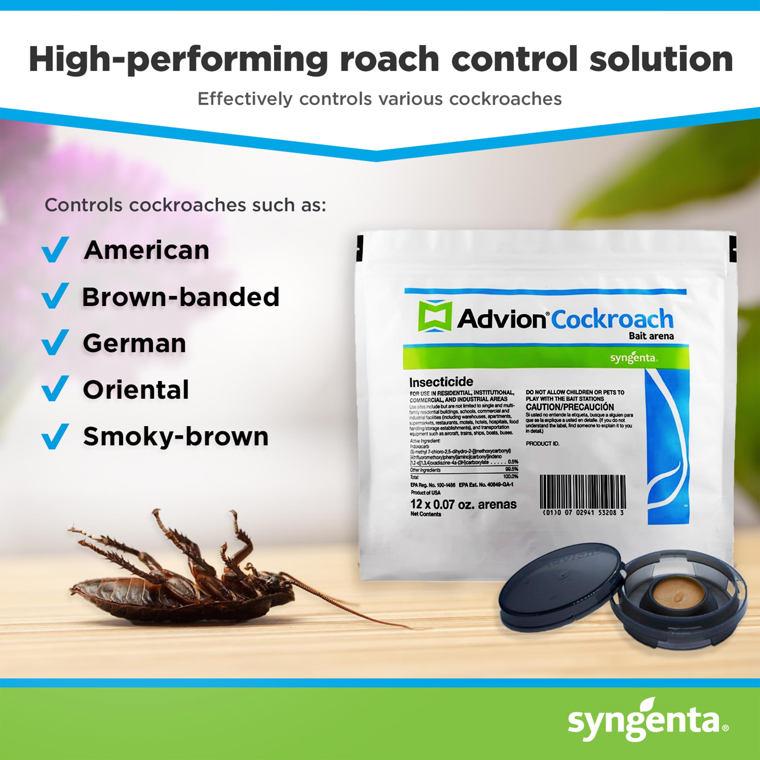 Syngenta Advion Arena detalle del cebo interior mostrando superficie atractiva