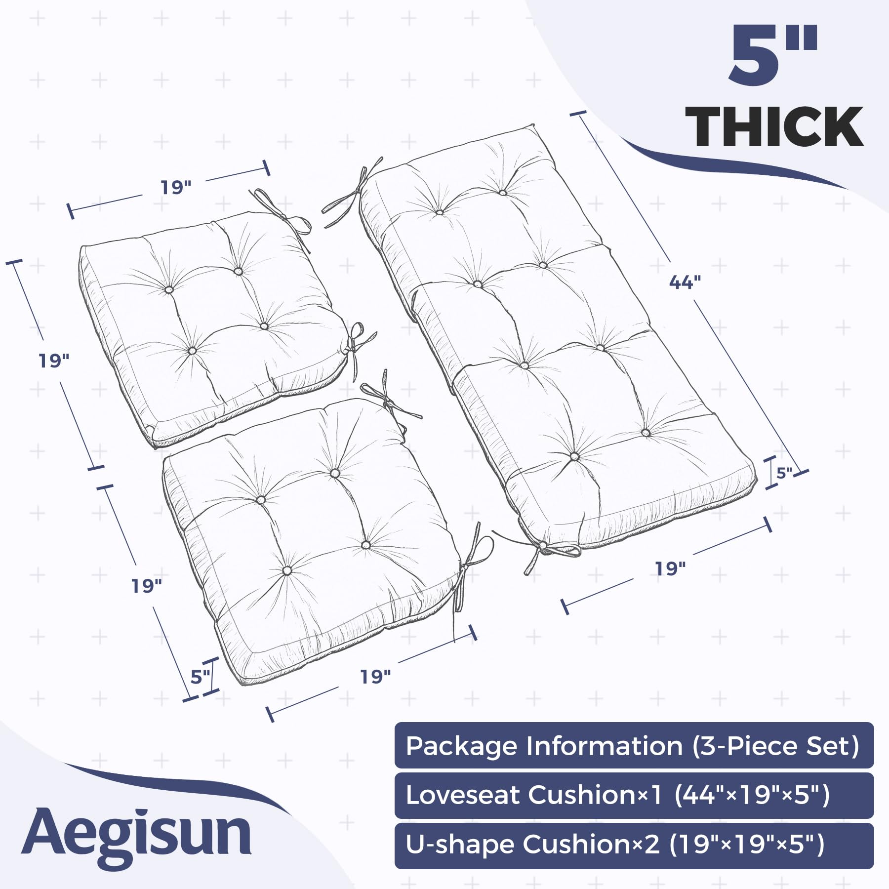 Aegisun detalle de tejido 300GSM demostrando durabilidad y textura
