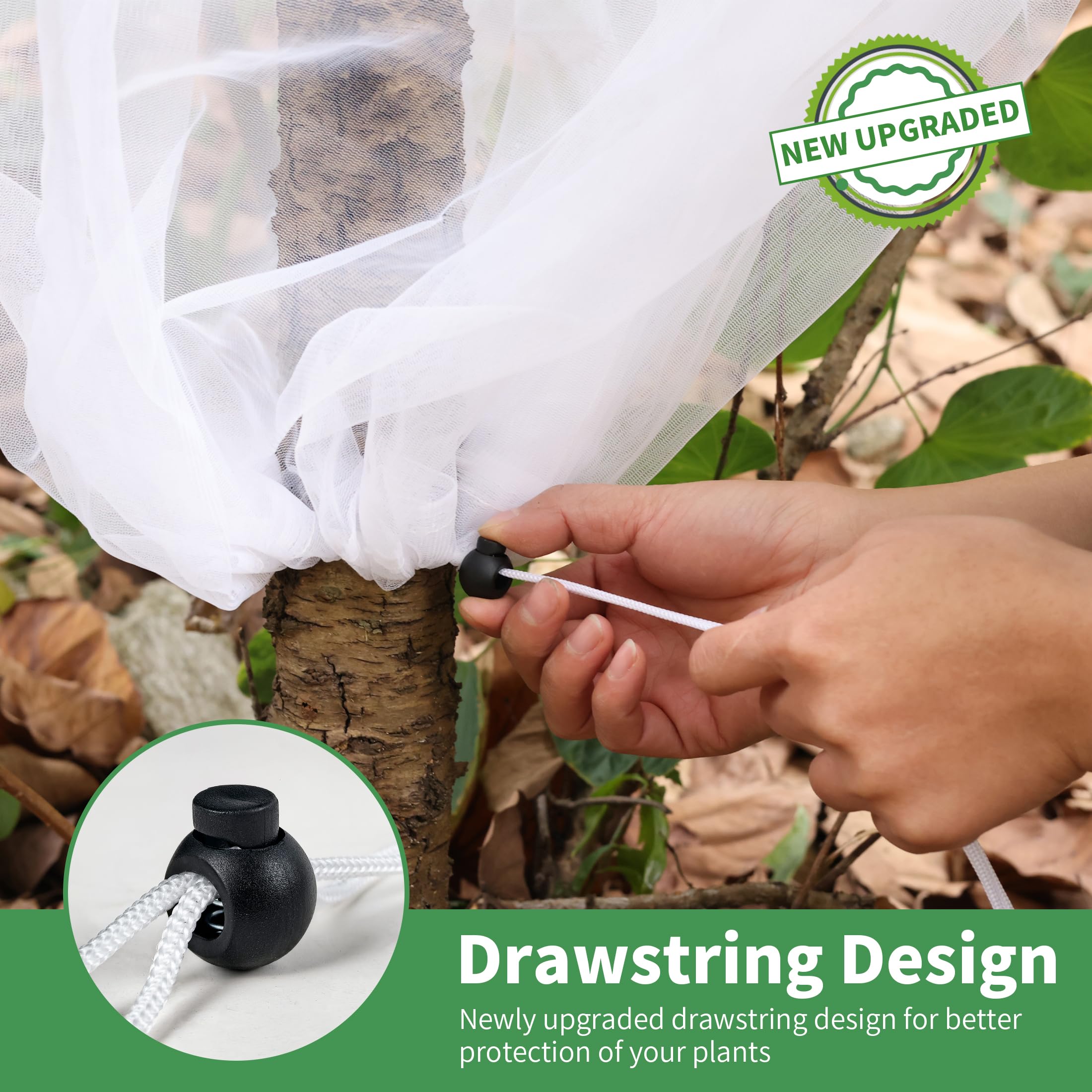 afzdby comparación de tamaño junto a maceta indicando cobertura práctica