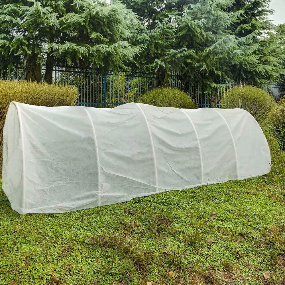 Agfabric comparación con plantas para visualizar escala y cobertura eficiente