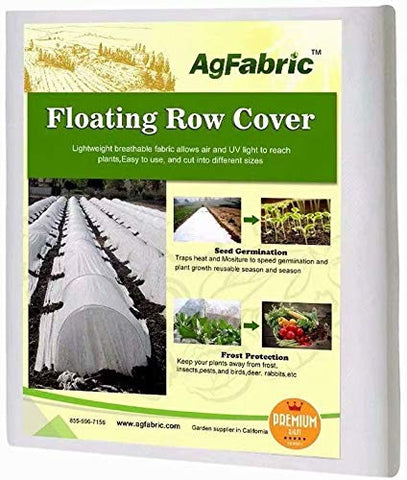 Agfabric cubierta flotante enrollada mostrando tamaño y fácil almacenamiento