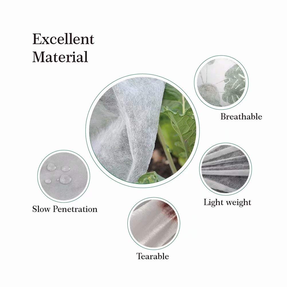 Agfabric textura del tejido spun polypropylene para durabilidad