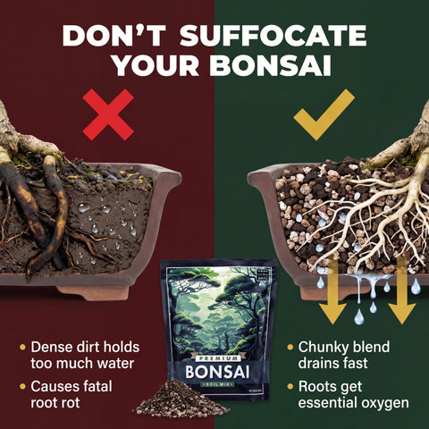 Agra Life ambiente lifestyle con bonsái mostrando resultado estético saludable