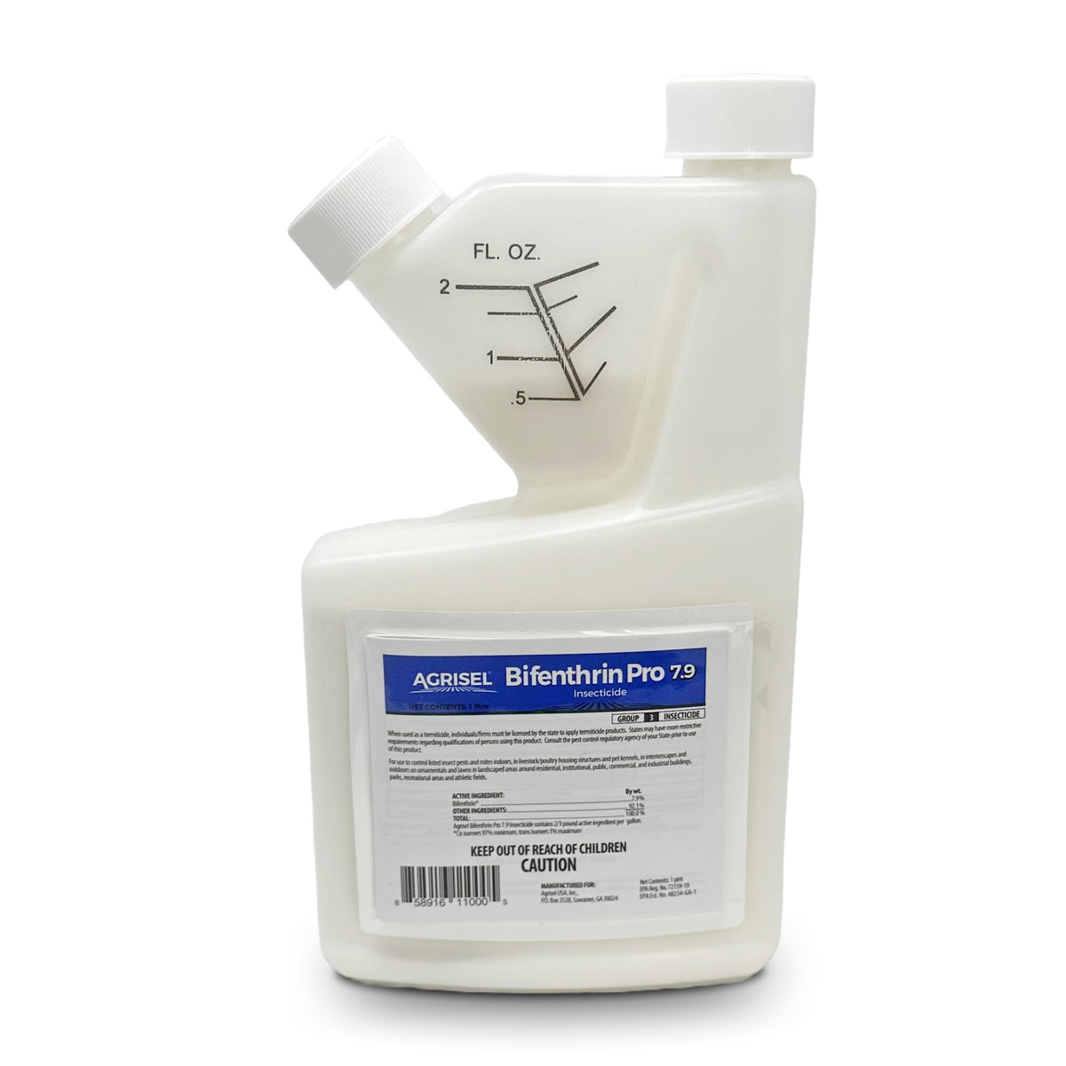 Agrisel envase frontal mostrando etiqueta y beneficios de control