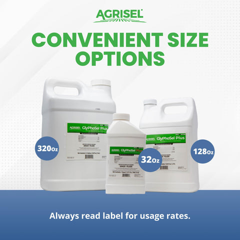 Agrisel GlyPhoSel Plus comparación antes y después demostrando efecto residual