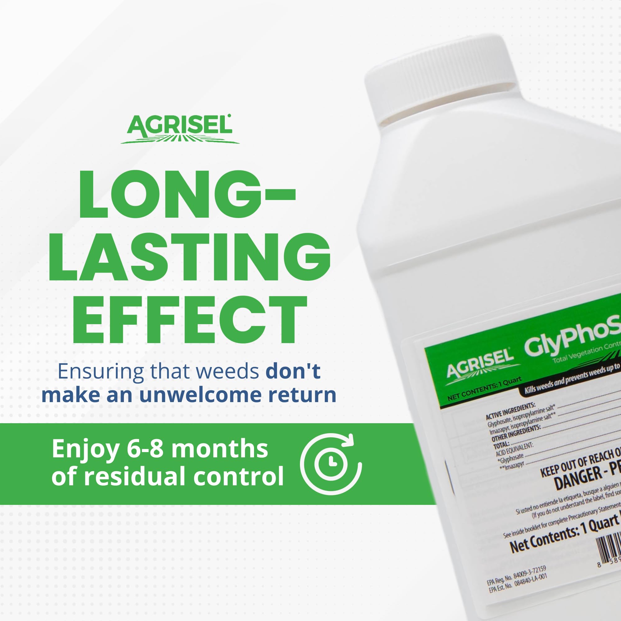 Agrisel GlyPhoSel Plus aplicado con pulverizador en entrada para control rápido