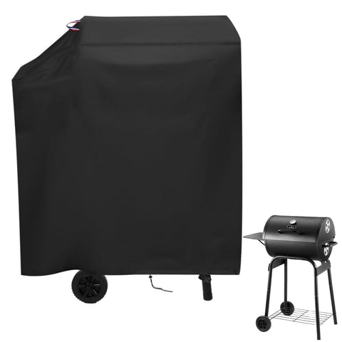 Agustone vista frontal de la funda ajustada para parrilla, protege contra clima