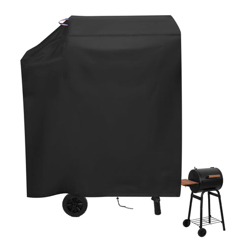 Agustone funda frontal cubriendo Char-Griller E1515 con ajuste ceñido