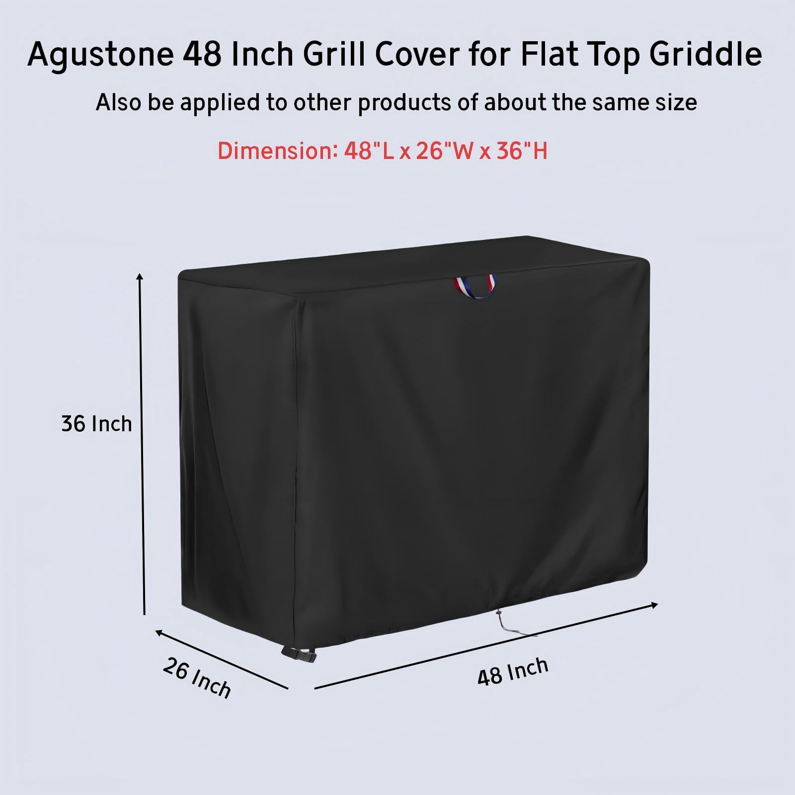 Agustone detalle textura Oxford y recubrimiento PVC, durabilidad impermeable