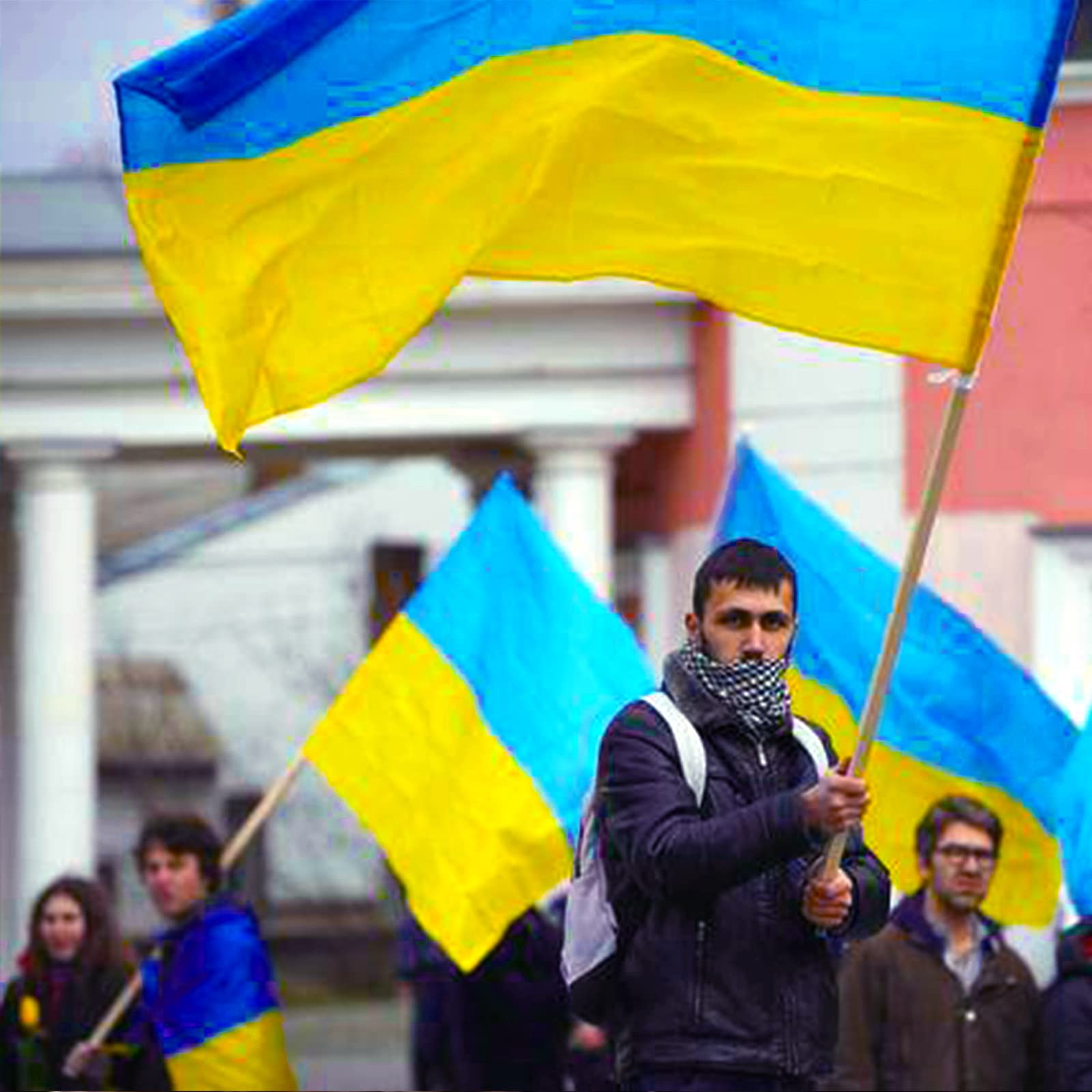 AhfuLife bandera colgada en balcón para decoración exterior