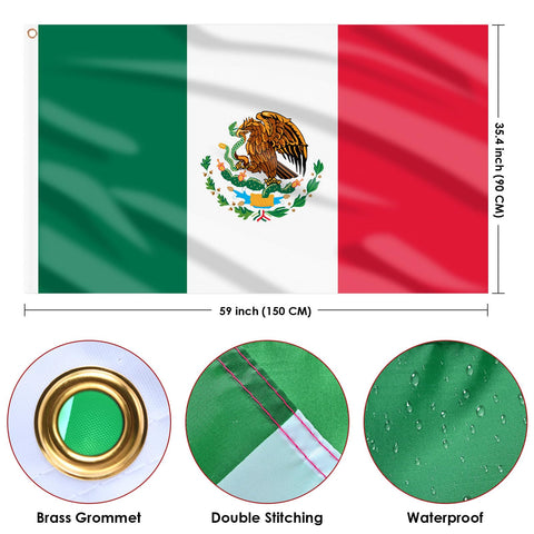 AhfuLife paquete de cuatro banderas ideal para eventos múltiples