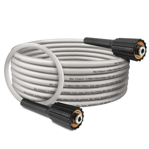 Ahuliao manguera frontal con empaque mostrando compatibilidad Ryobi y longitud