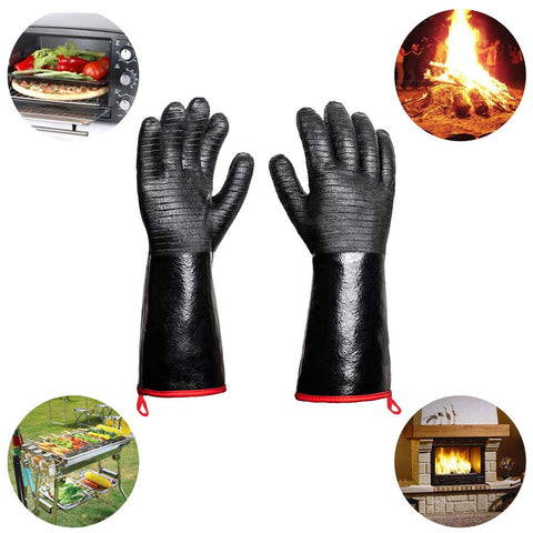 Aillary guantes en escena de barbacoa con chef para uso profesional y comodidad