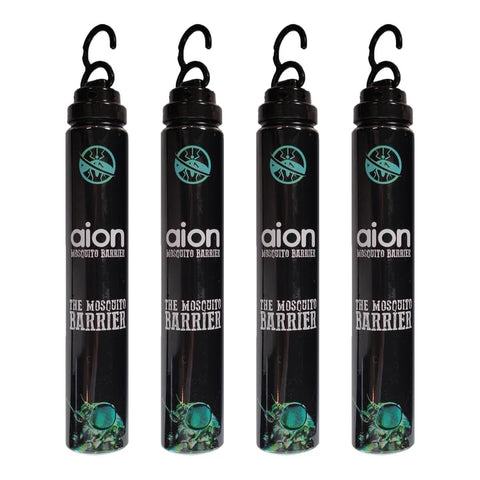 Aion empaque frontal mostrando cuatro unidades y protección al aire libre