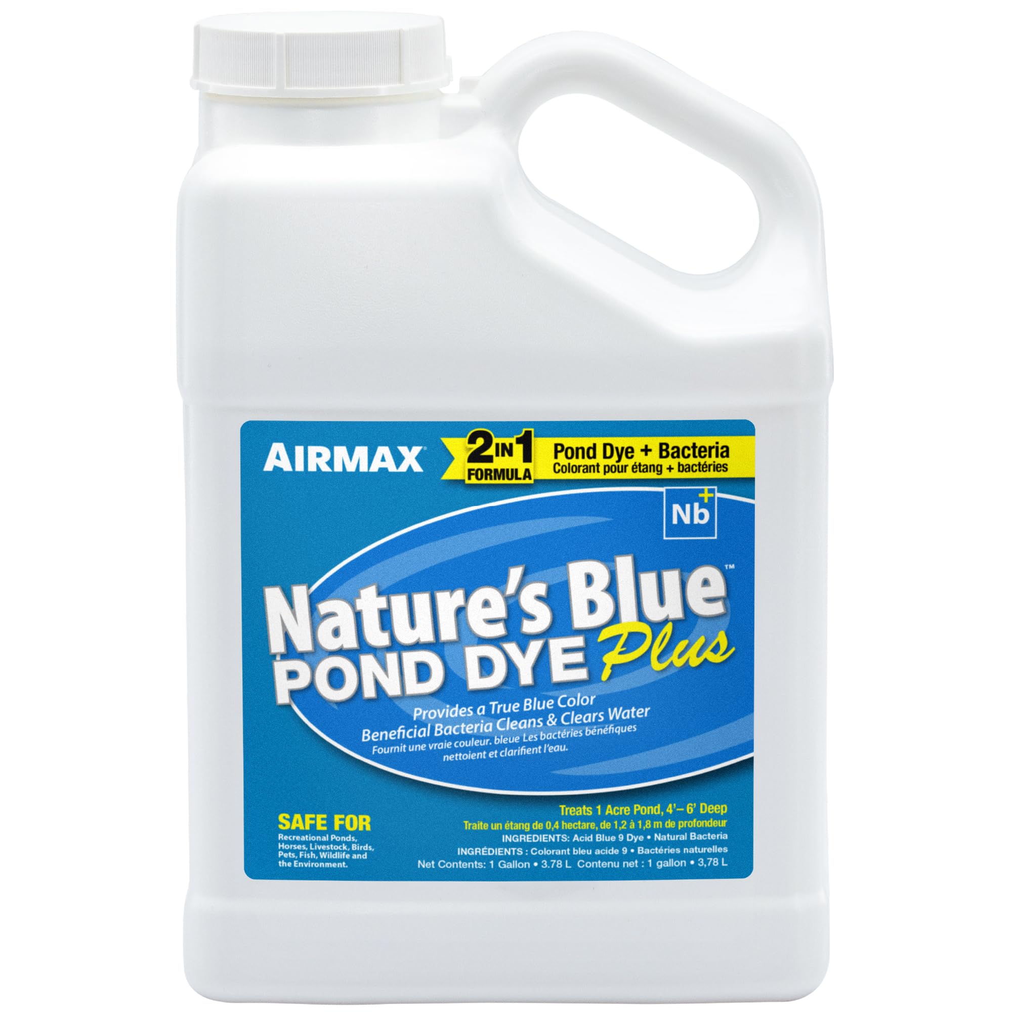 Airmax botella frontal mostrando colorante listo para usar y beneficio estético