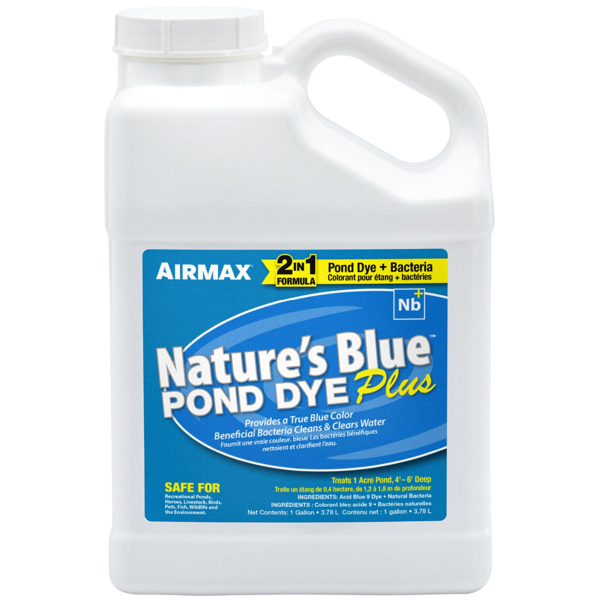 Airmax botella frontal mostrando colorante listo para usar y beneficio estético