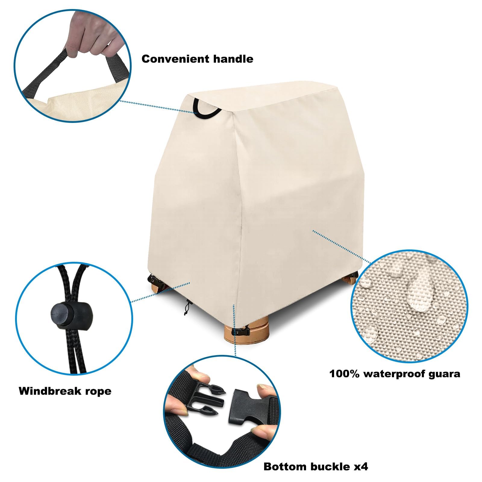 AKEfit detalle de costuras con recubrimiento PU protegiendo de la humedad