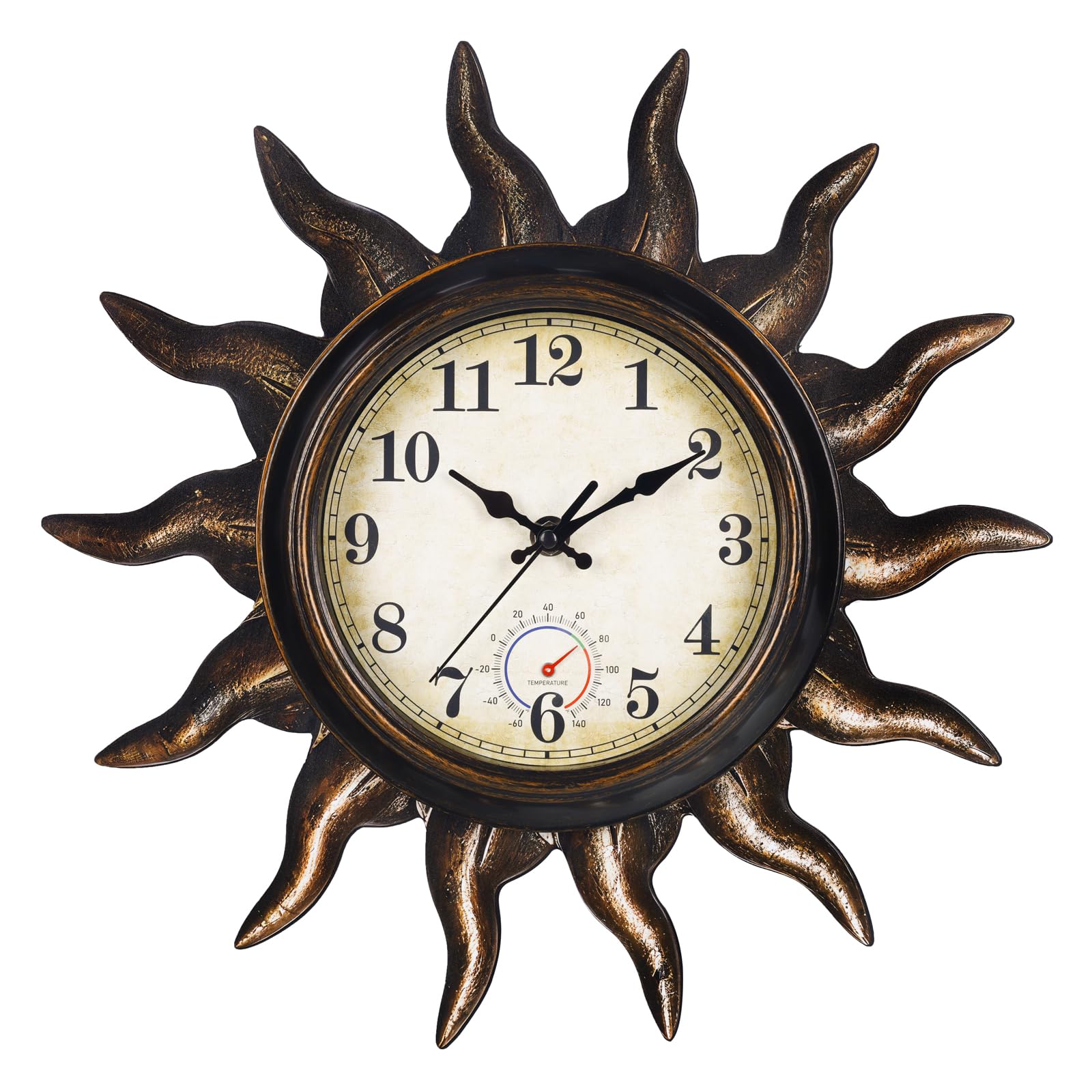 Alarllok reloj frontal mostrando diseño solar y mejora estética