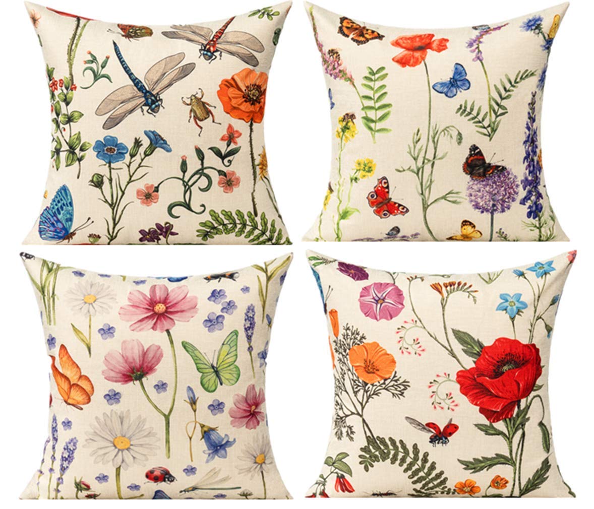 All Smiles funda frontal mostrando estampado floral y renovación rápida del espacio