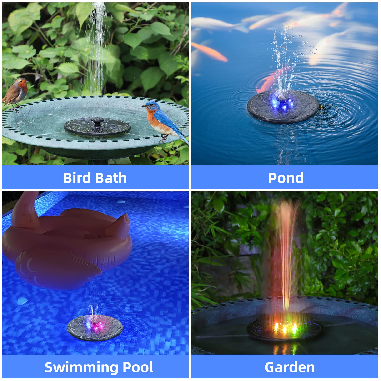 ALUKIKI accesorios con 4 fijadores para evitar deriva en el agua