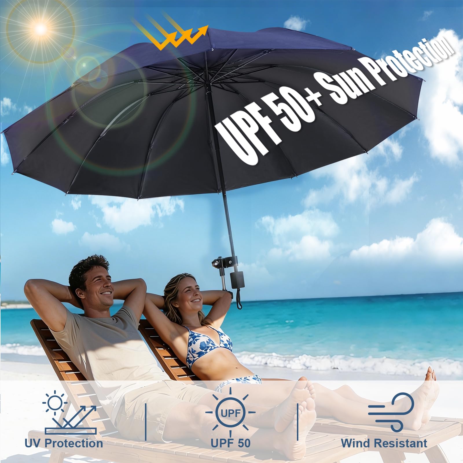 ALYSTER textura de tela UPF50+, protección solar resistente