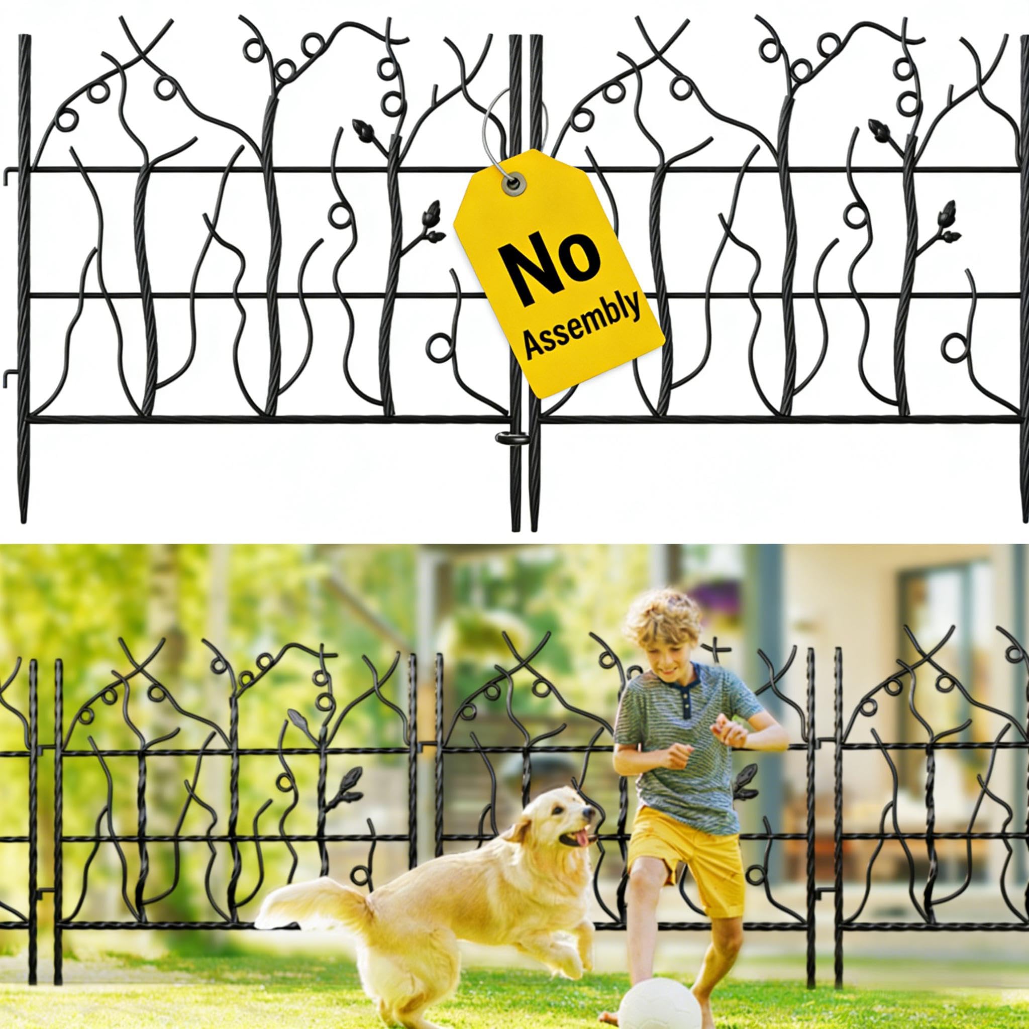 AMAGABELI valla frontal empacada mostrando portátilidad y diseño decorativo