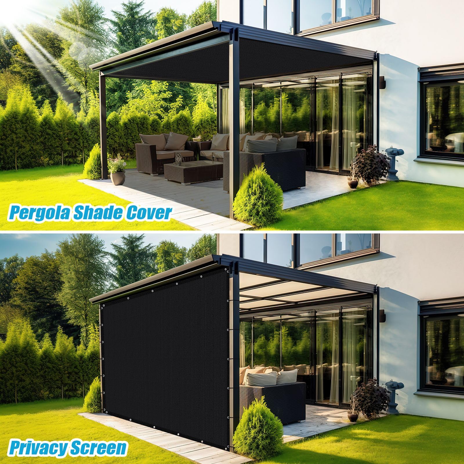 Amagenix accesorios incluidos: bridas, bungees y cuerdas para instalación rápida